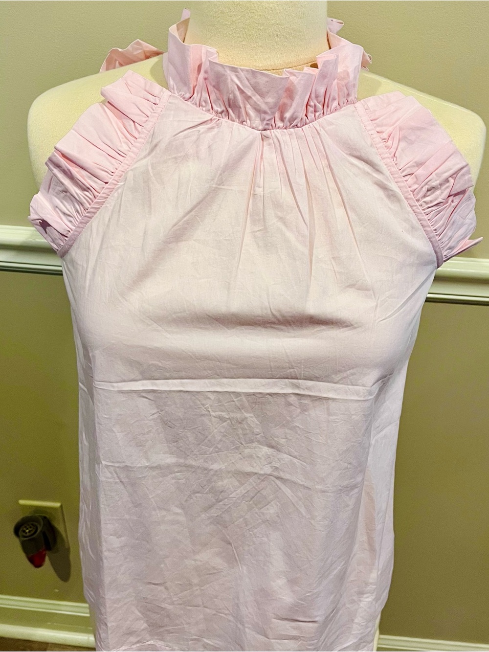Pink-A-Boo Chaney Sleeveless Ruffle Top - Picture 6 of 12